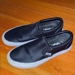 black slip on vans
